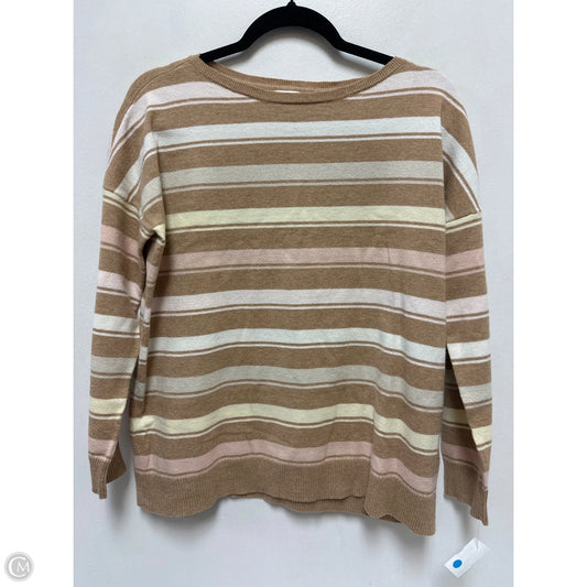 Sweater By J. Jill In Brown & Pink, Size: S