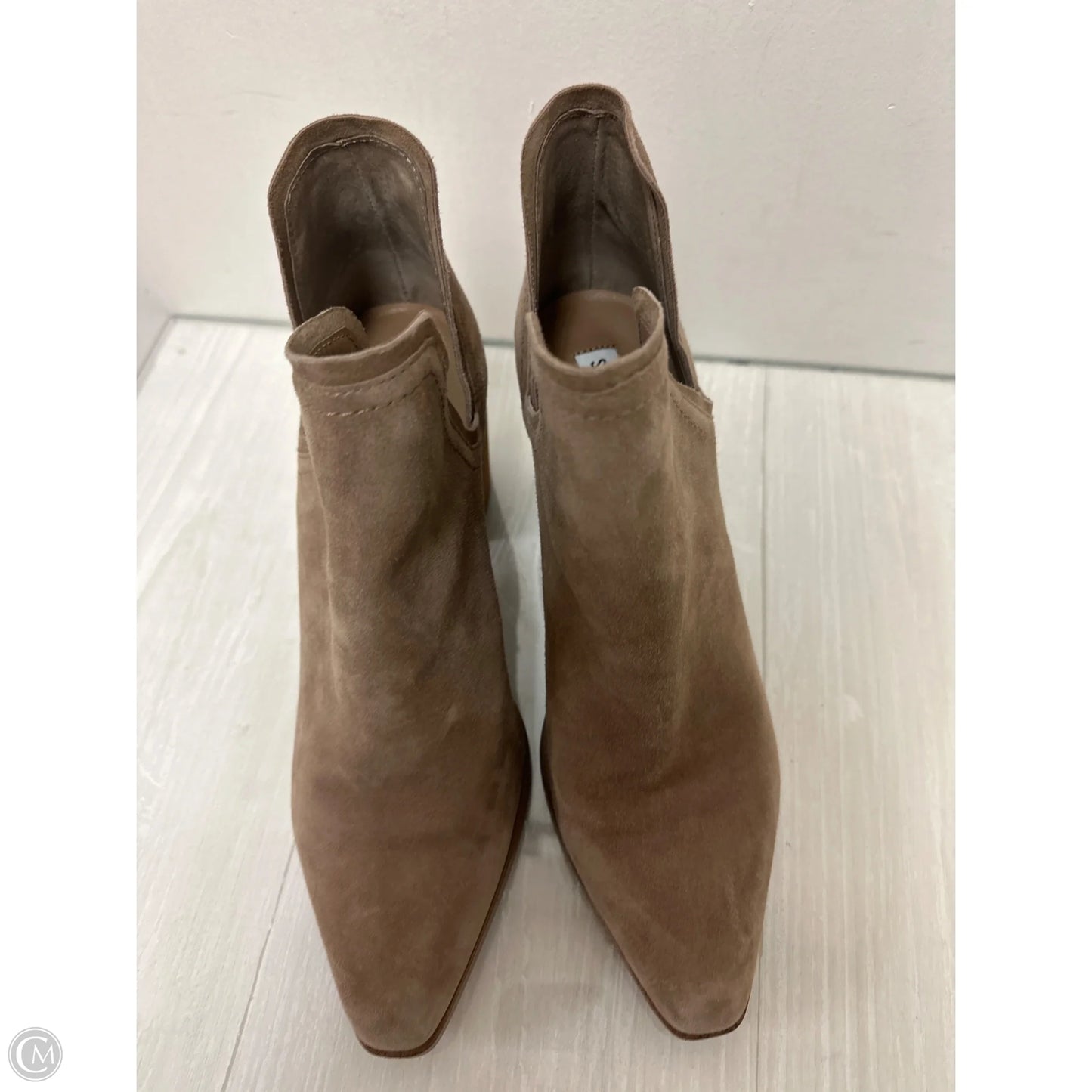 Boots Ankle Heels By Steve Madden In Brown, Size: 8.5