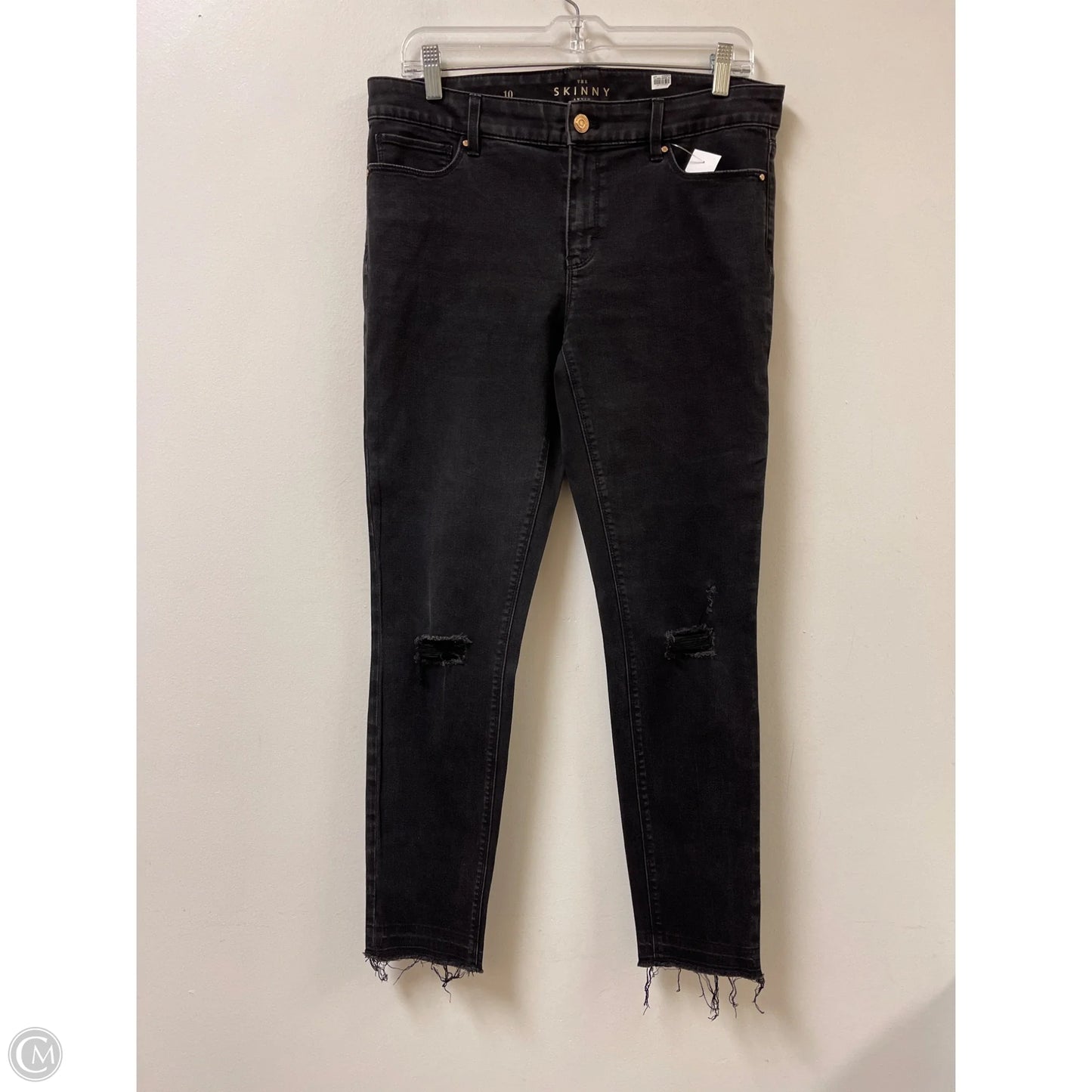 Jeans Skinny By White House Black Market In Black Denim, Size: 10