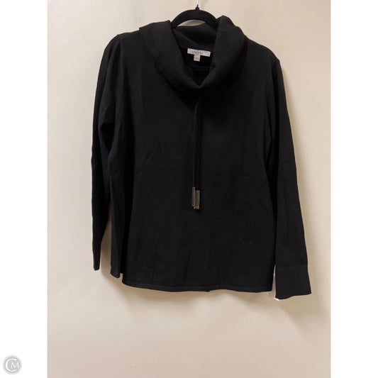 Sweater By Chicos In Black, Size: L