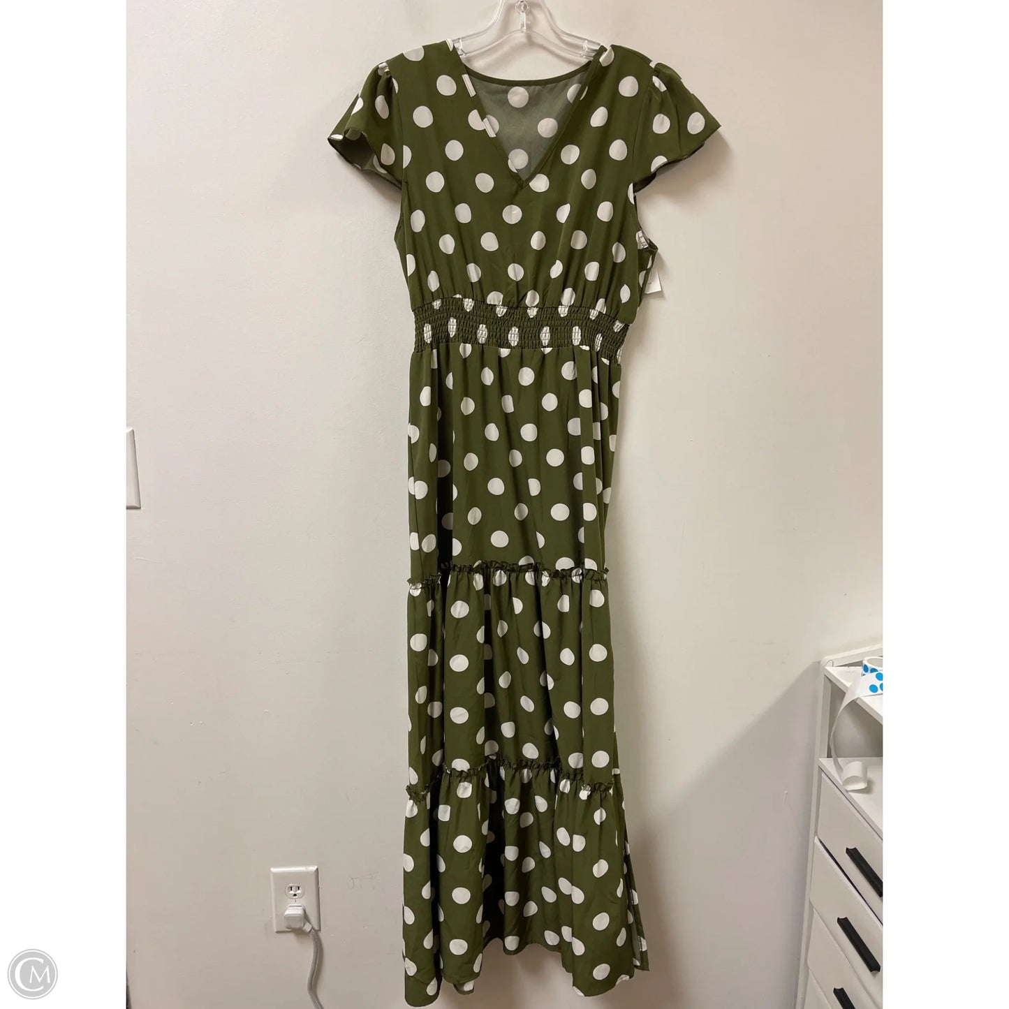 Dress Casual Maxi By Shein In Green, Size: Xl