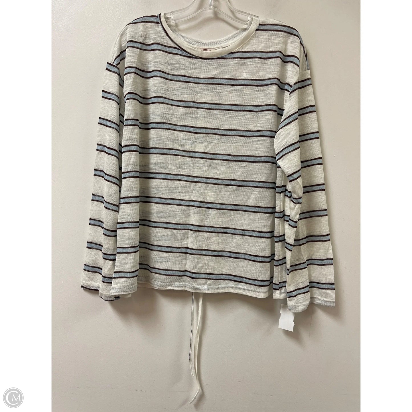 Top Long Sleeve By Clothes Mentor In Striped Pattern, Size: S