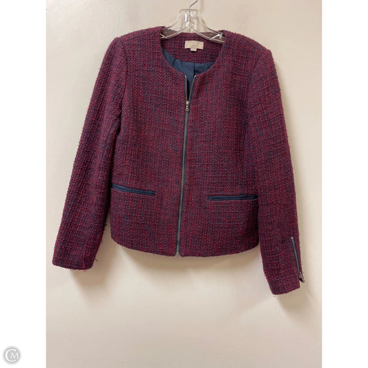 Jacket Other By Loft In Blue & Red, Size: S