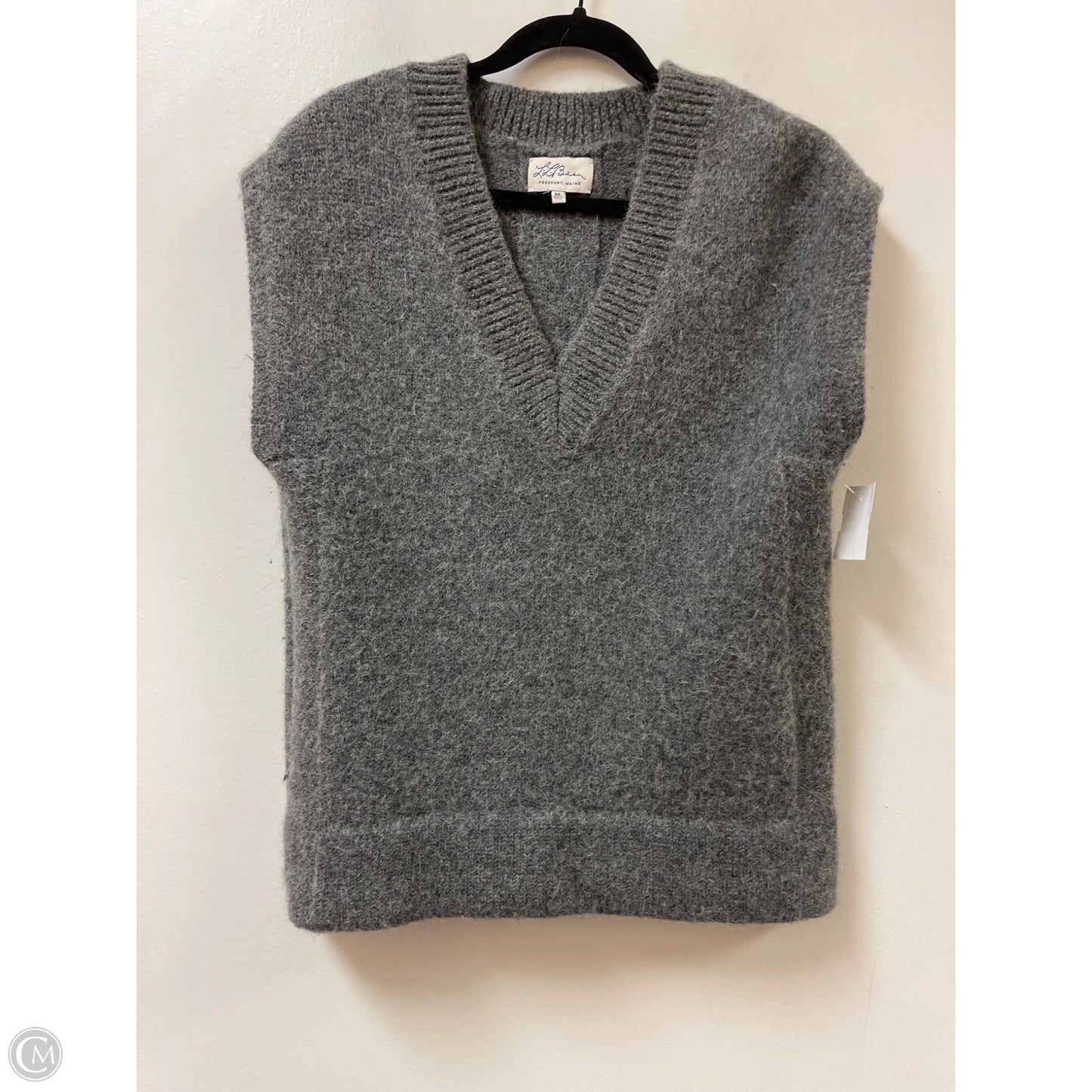 Vest Sweater By L.l. Bean In Grey, Size: M