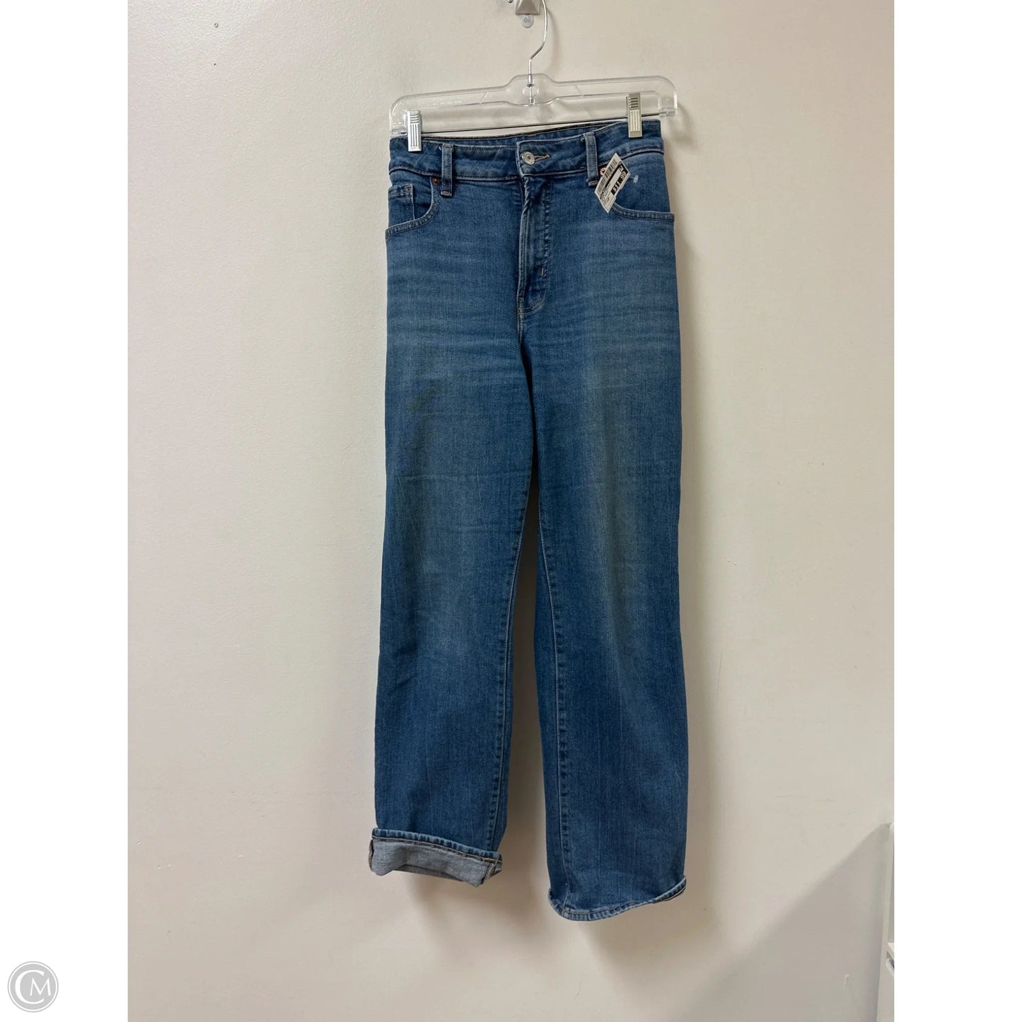 Jeans Straight By Old Navy In Blue Denim, Size: 12p