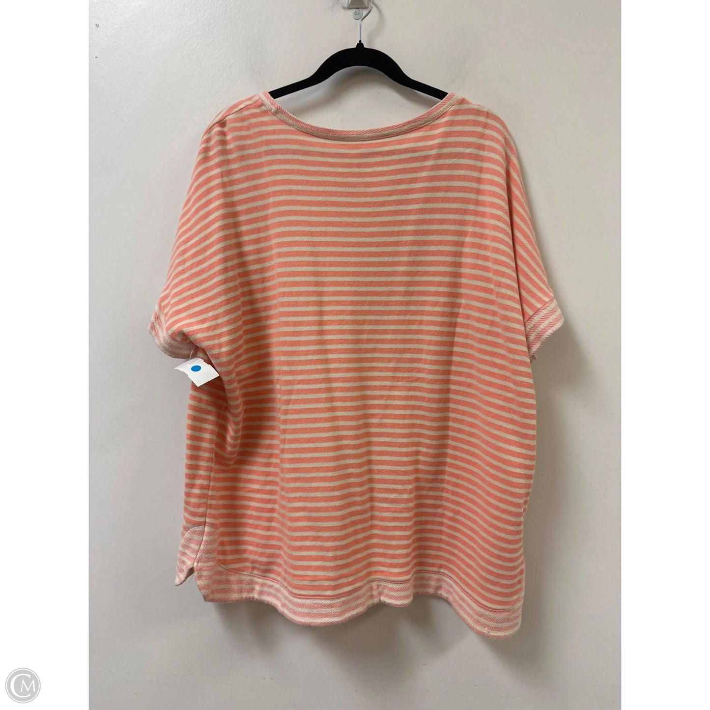 Top Short Sleeve By Style And Company In Orange, Size: 2x