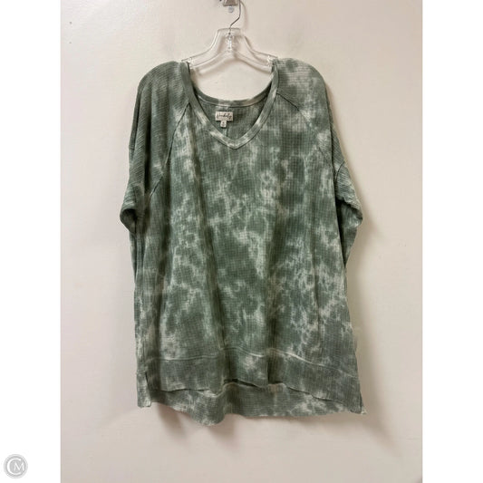 Top Long Sleeve By Wonderly In Green, Size: Xl