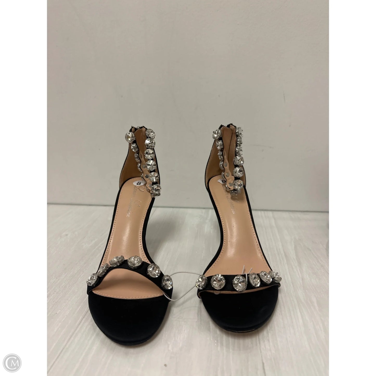 Sandals Heels Stiletto By Clothes Mentor In Black, Size: 8