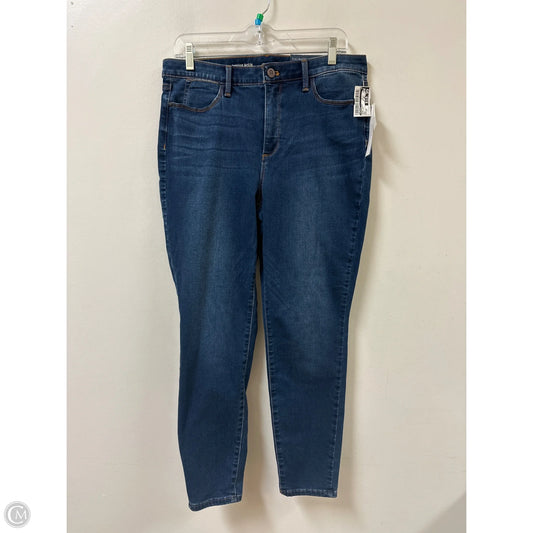 Jeans Skinny By Talbots In Blue Denim, Size: 12p