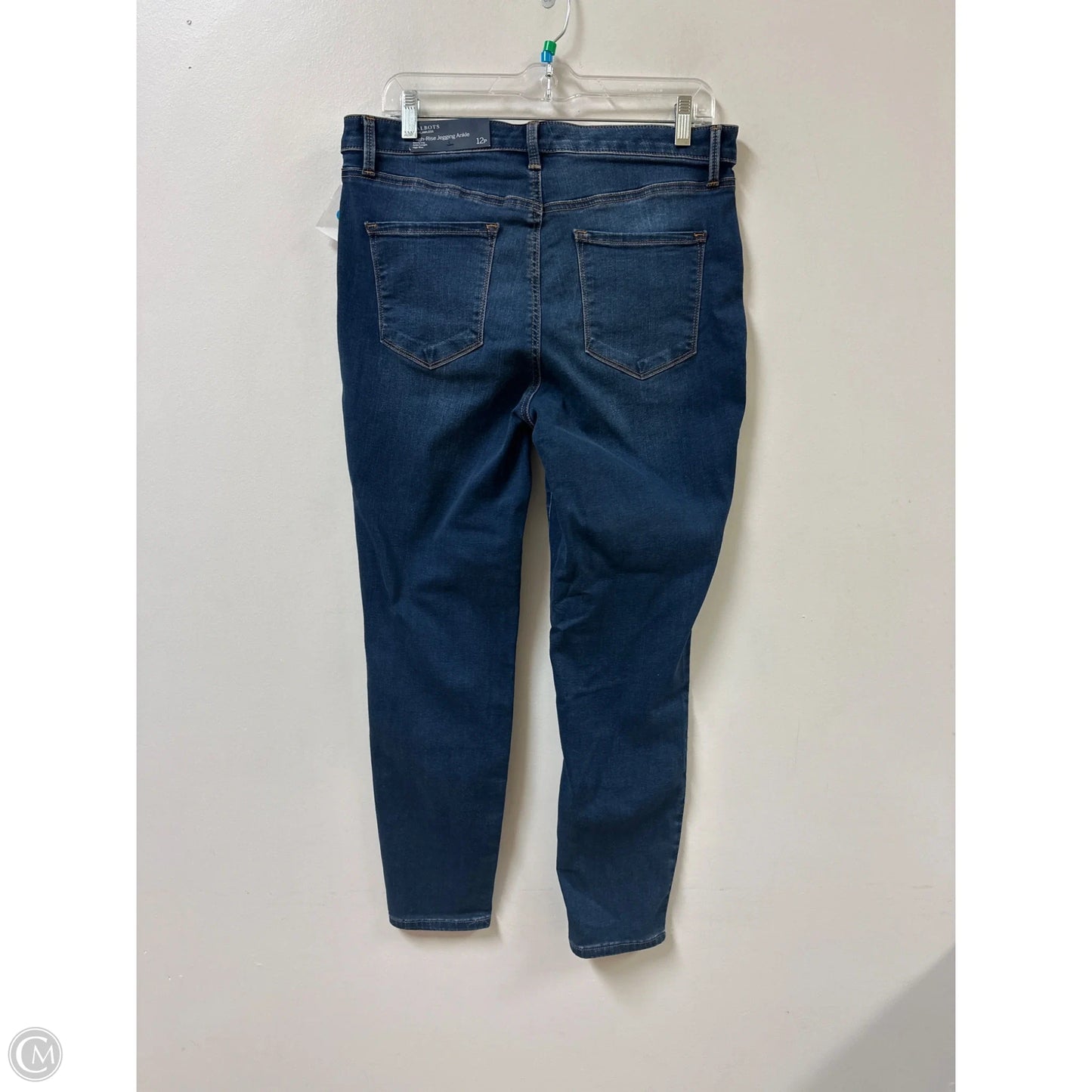 Jeans Skinny By Talbots In Blue Denim, Size: 12p