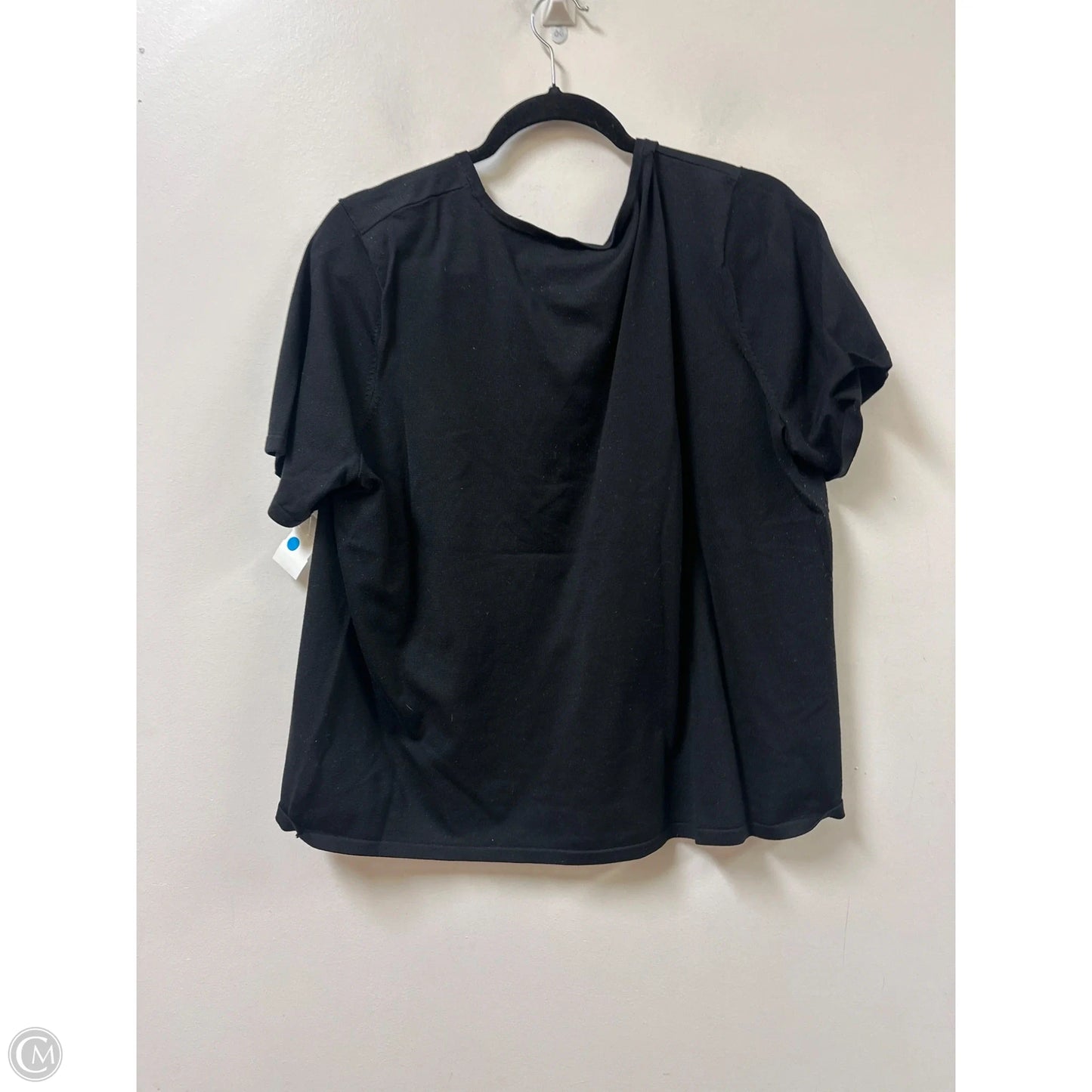 Top Short Sleeve By Jones New York In Black, Size: 2x