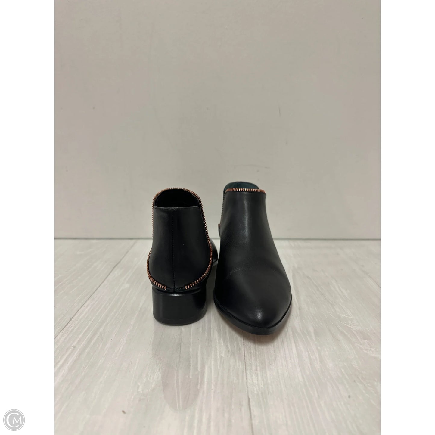 Boots Ankle Flats By Halogen In Black, Size: 5.5