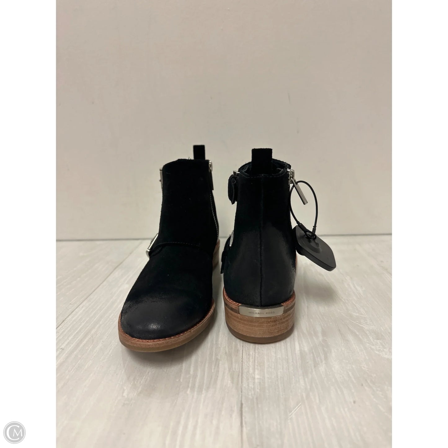 Boots Ankle Flats By Michael By Michael Kors In Black, Size: 5.5