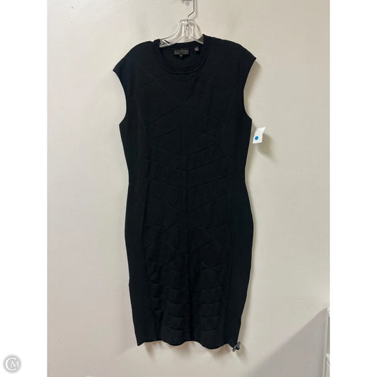 Dress Casual Midi By Ted Baker In Black, Size: L