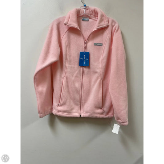 Jacket Fleece By Columbia In Pink, Size: S