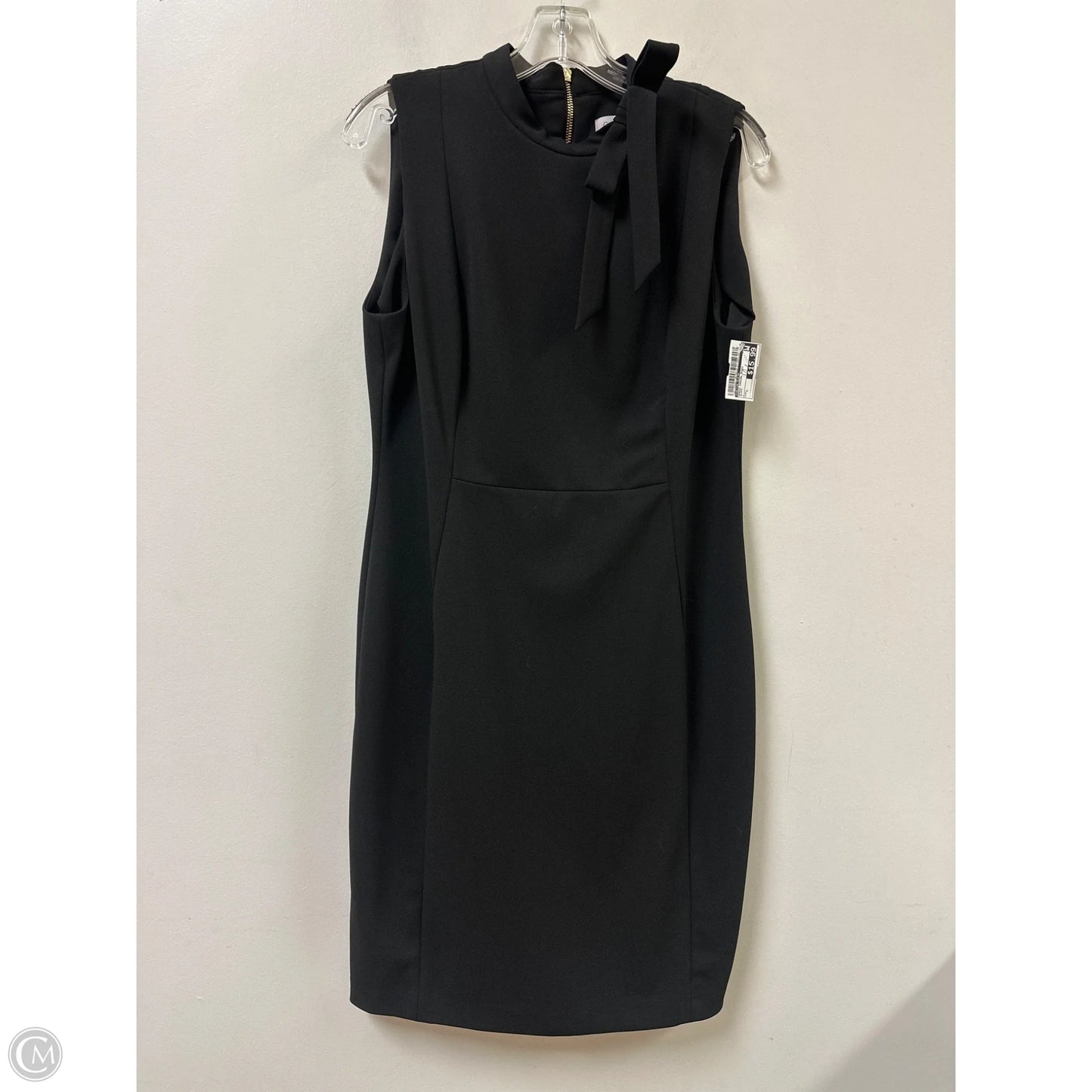 Dress Casual Midi By Calvin Klein In Black, Size: L