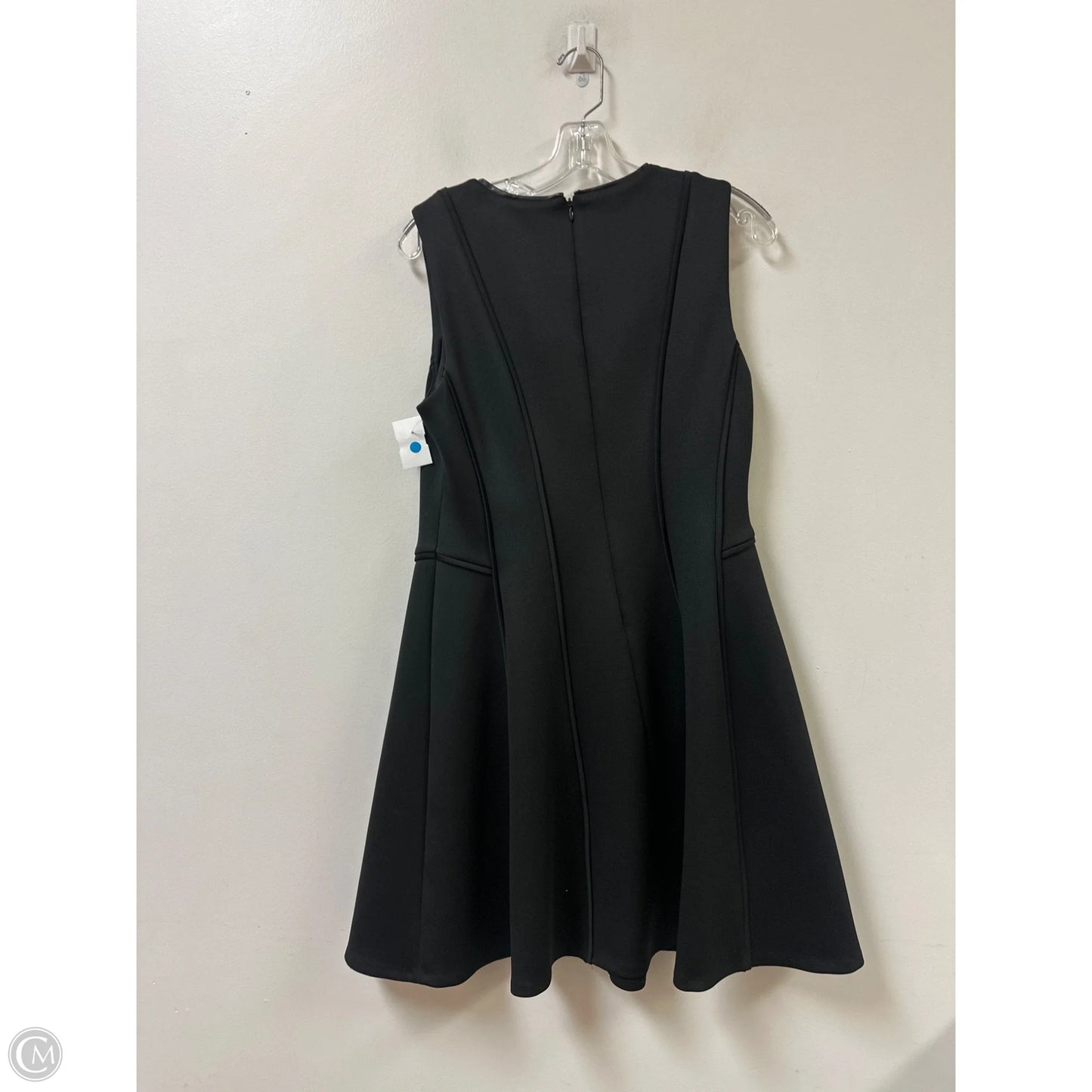 Dress Casual Midi By Dkny In Black, Size: L