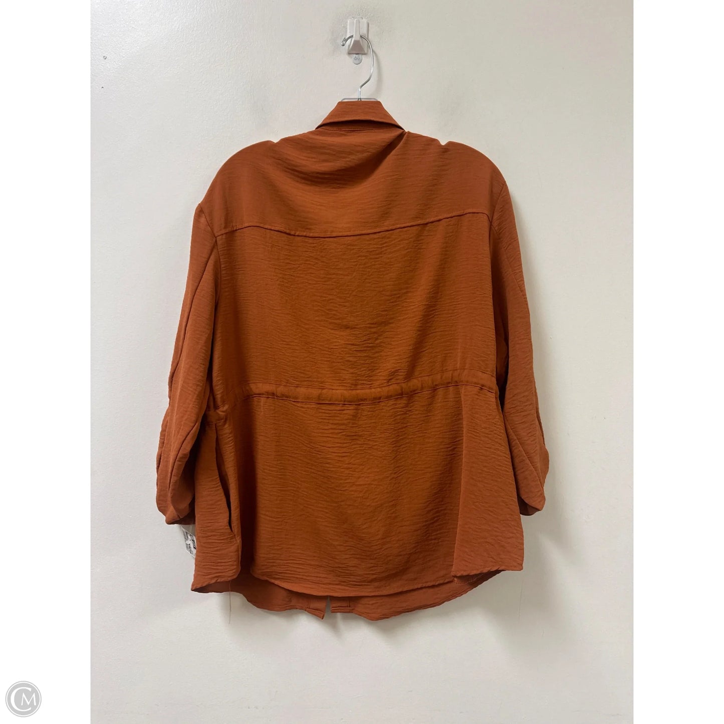Blouse Long Sleeve By Rachel Zoe In Orange, Size: M