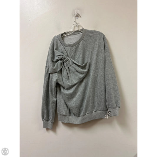 Sweatshirt Crewneck By Clothes Mentor In Grey, Size: S