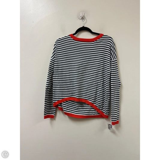 Sweater By Clothes Mentor In Grey & Orange, Size: S