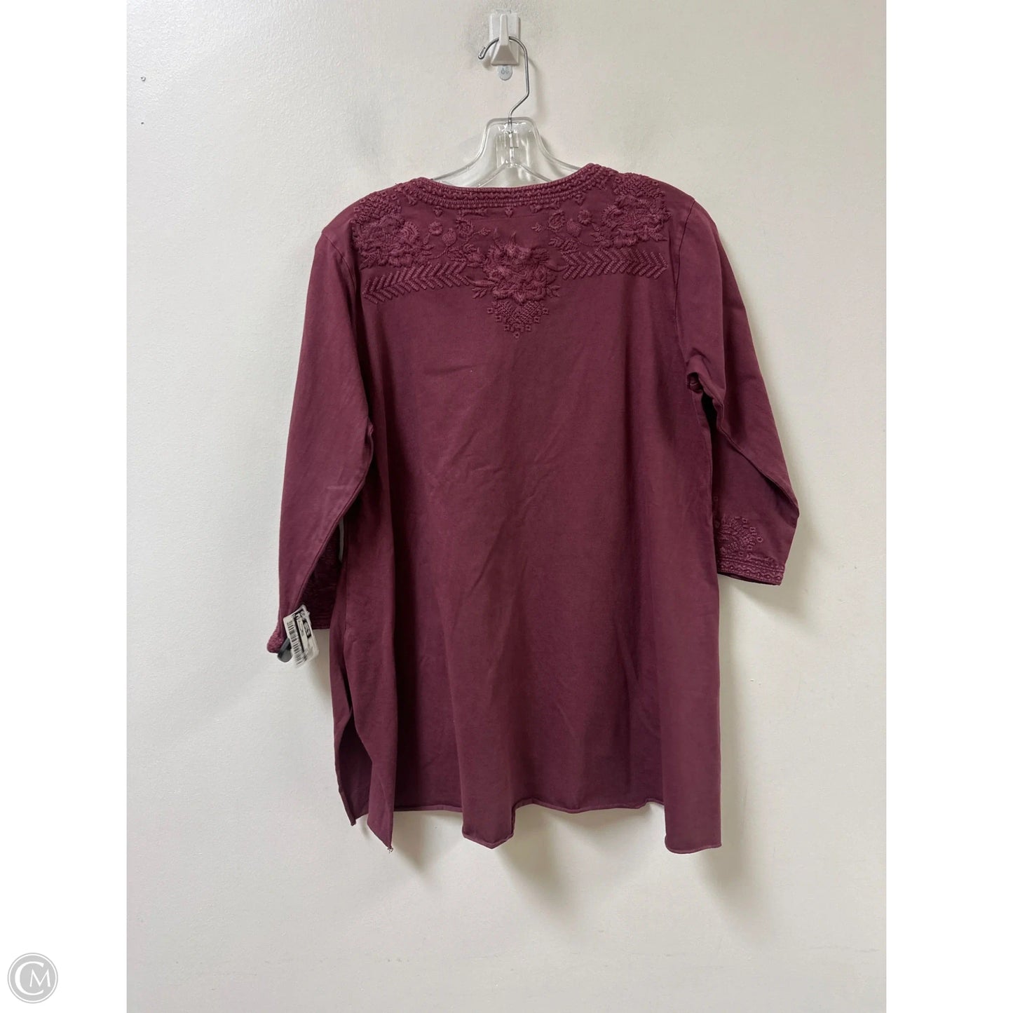 Top Long Sleeve By Cma In Purple, Size: M