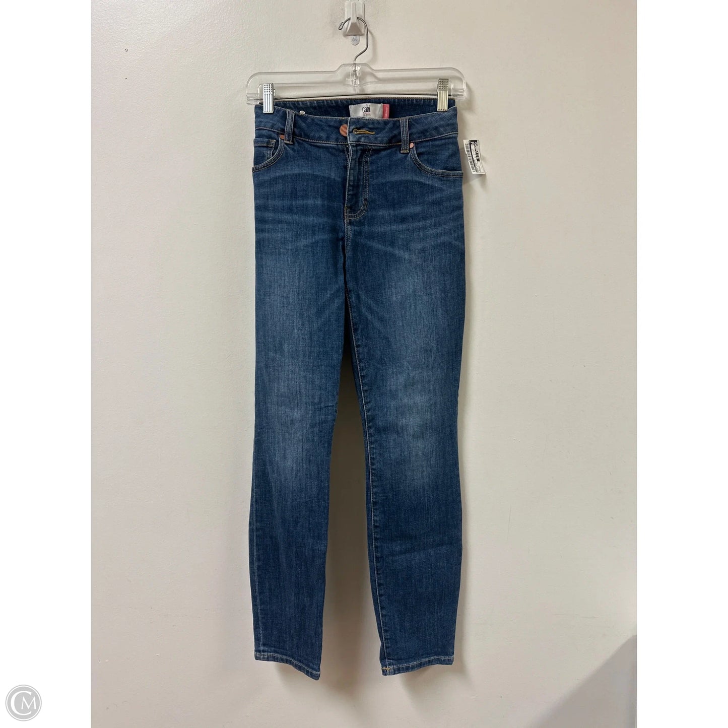 Jeans Skinny By Cabi In Blue Denim, Size: 10