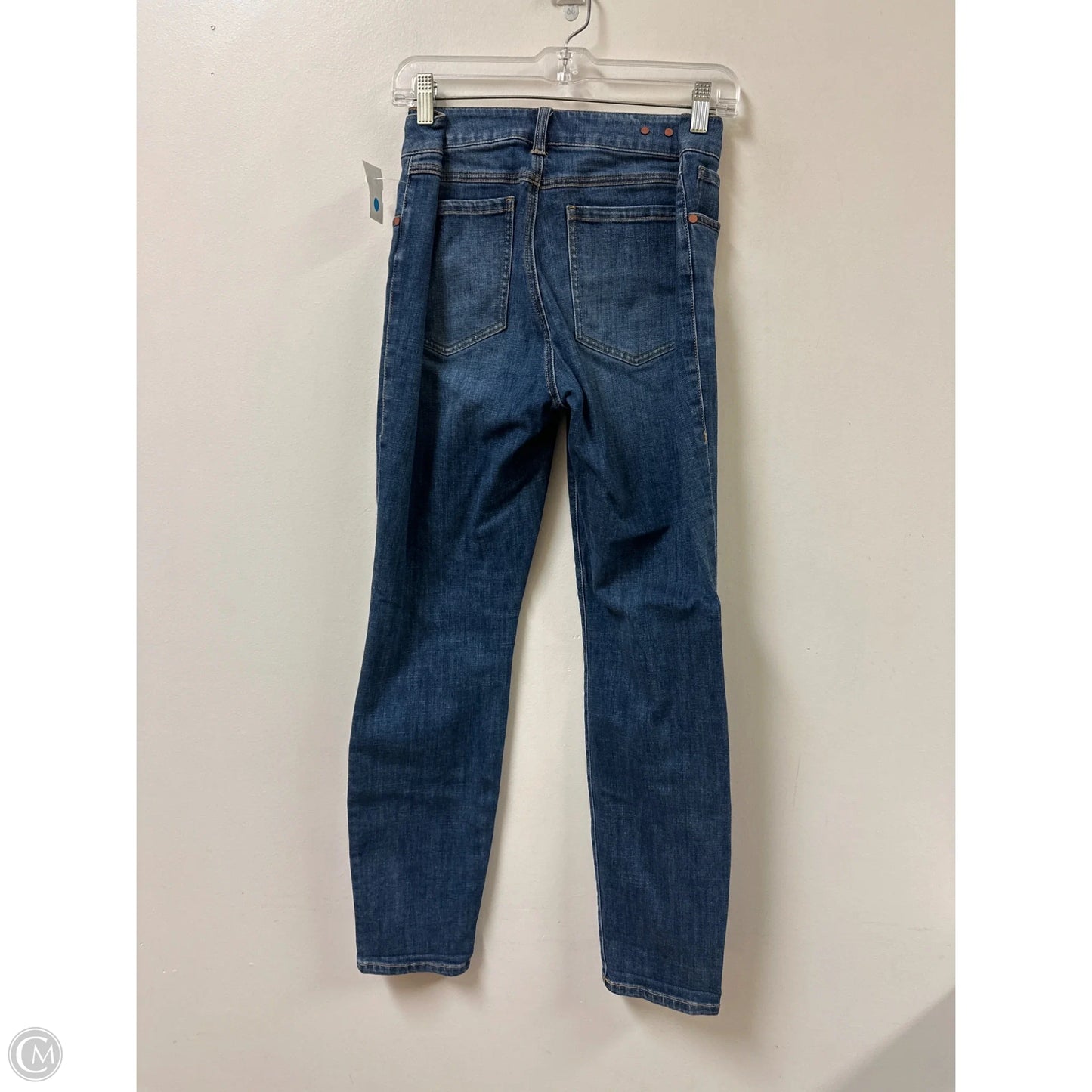 Jeans Skinny By Cabi In Blue Denim, Size: 10