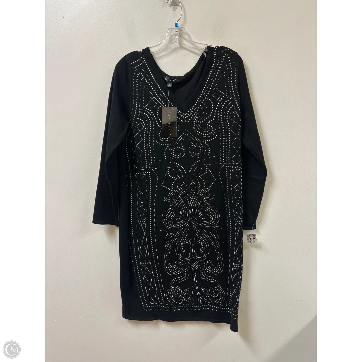 Dress Party Midi By Say What In Black, Size: 2x