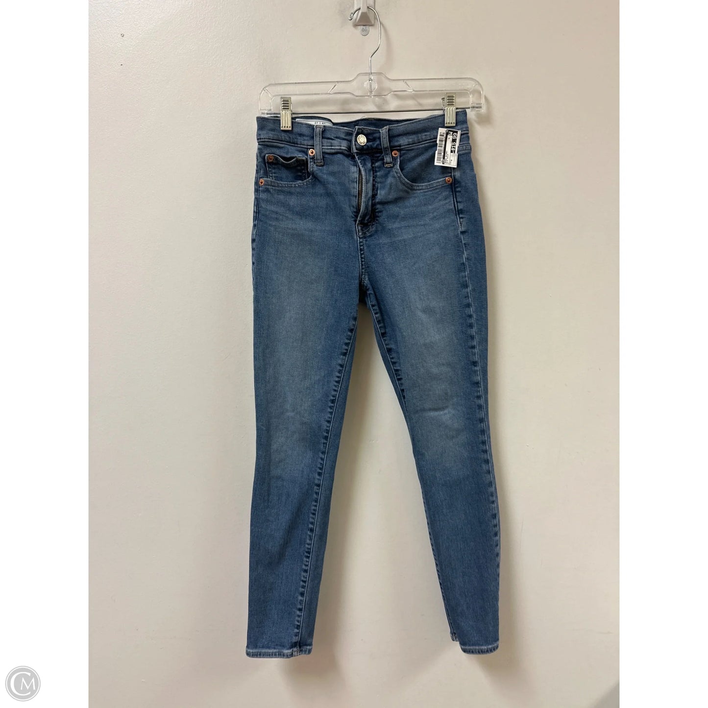 Jeans Skinny By Gap In Blue Denim, Size: 4