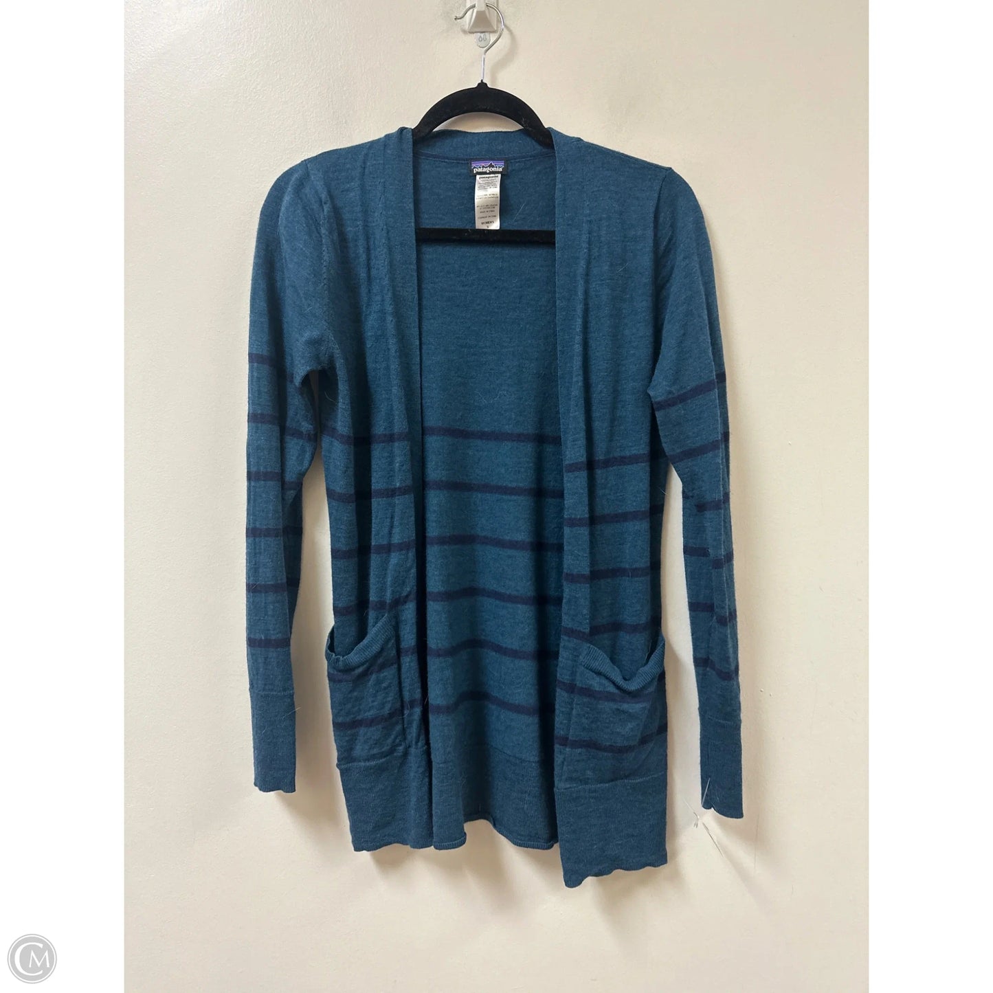 Sweater Cardigan By Patagonia In Blue, Size: S