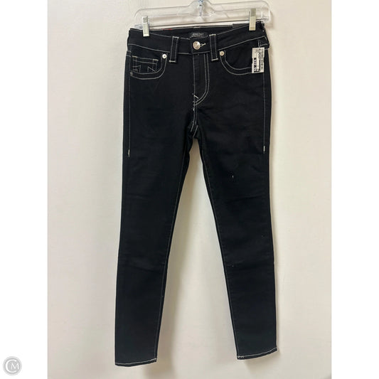 Jeans Skinny By True Religion In Black, Size: 4