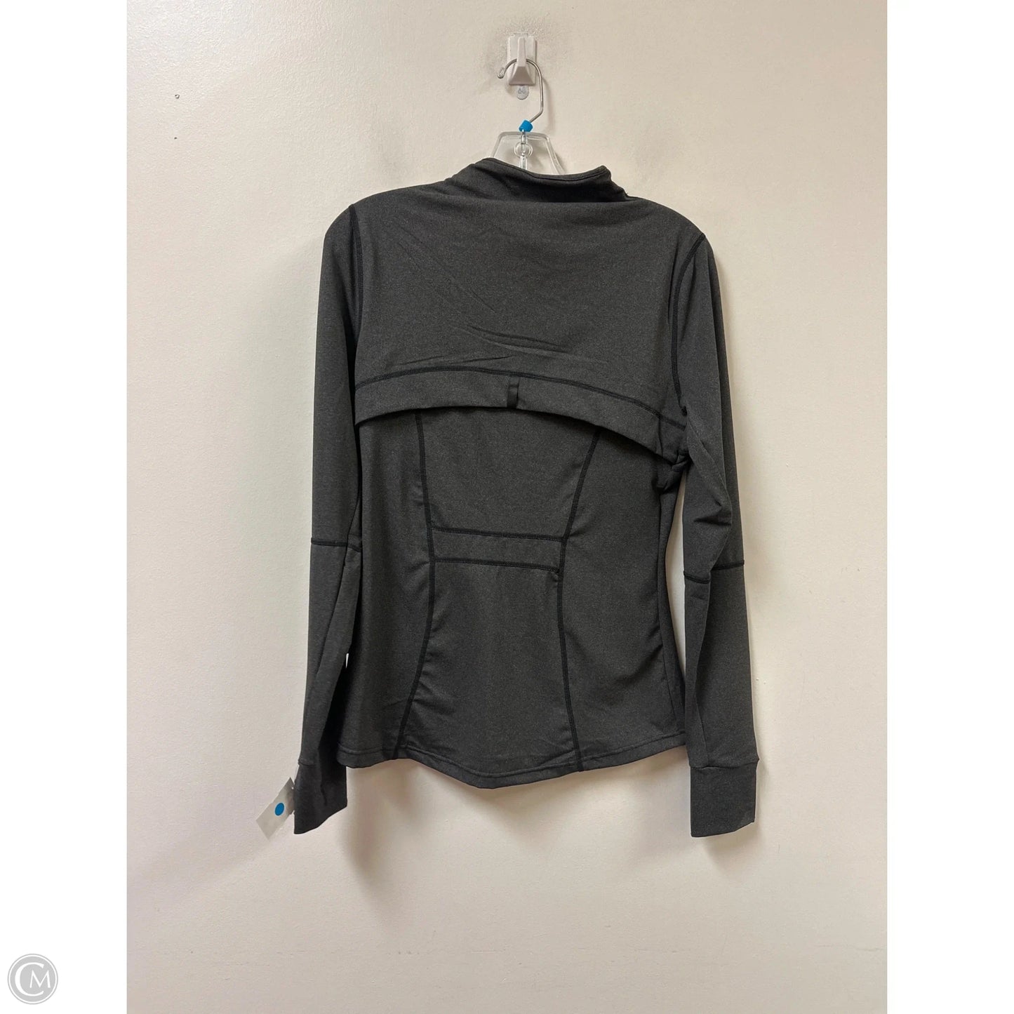 Athletic Jacket By Clothes Mentor In Grey, Size: M