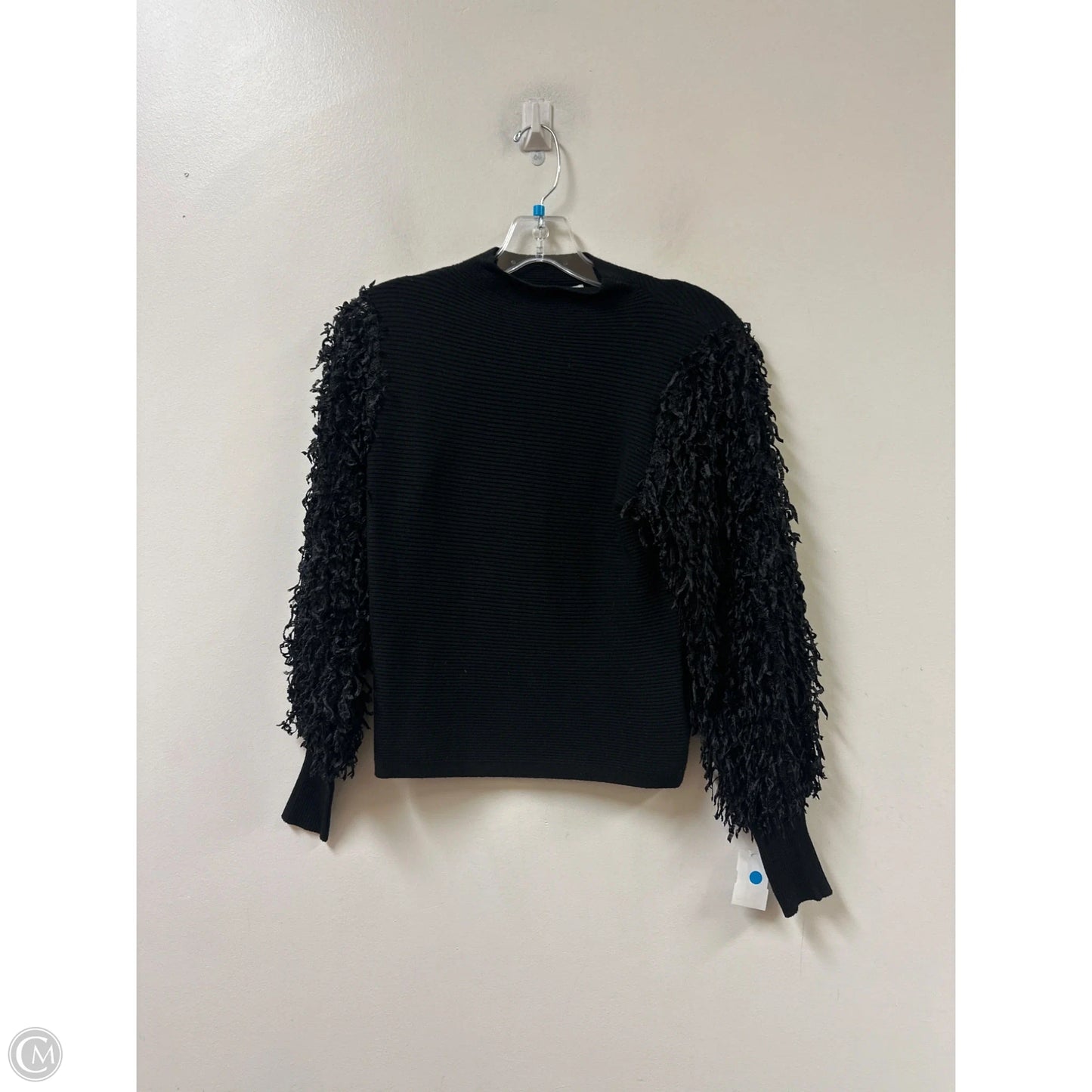 Top Long Sleeve By Sioni In Black, Size: S