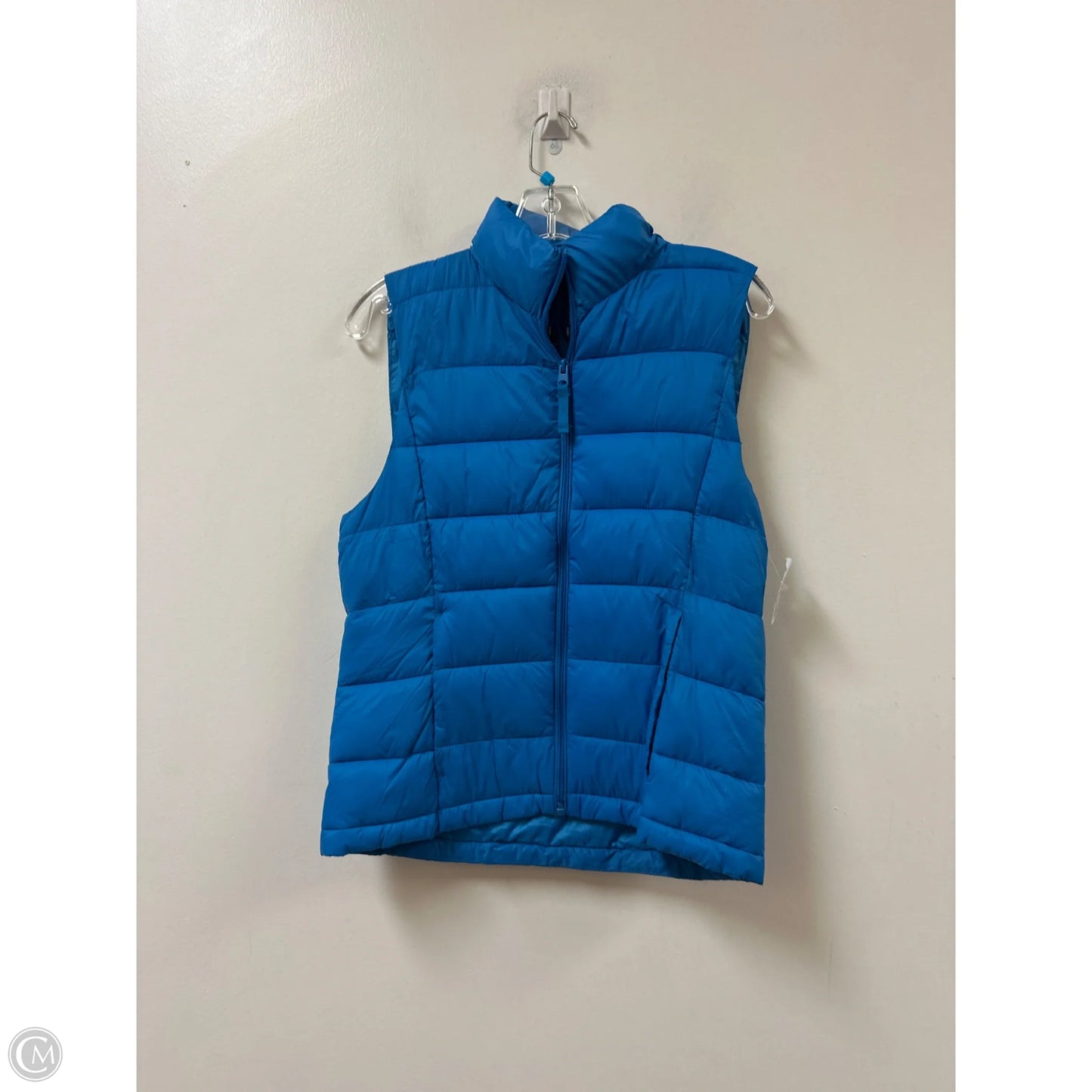 Vest Puffer & Quilted By Love Tree In Blue, Size: M