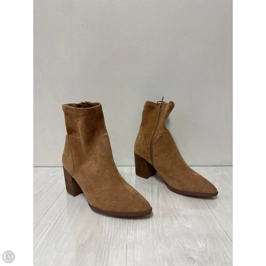 Boots Ankle Heels By Dolce Vita In Brown, Size: 7.5