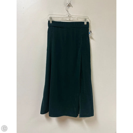 Skirt Midi By J. Crew In Green, Size: Xl