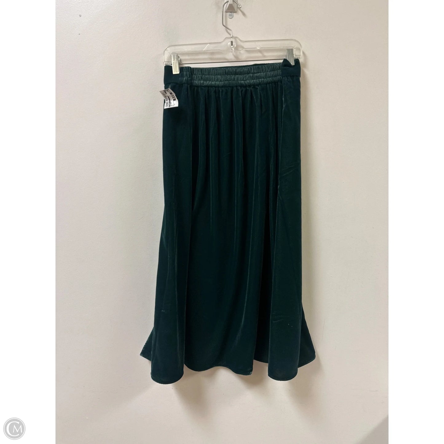 Skirt Midi By J. Crew In Green, Size: Xl