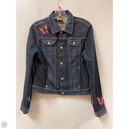 Jacket Denim By 7 For All Mankind In Blue Denim, Size: M