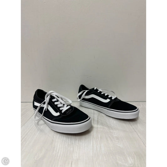 Shoes Sneakers By Vans In Black, Size: 9