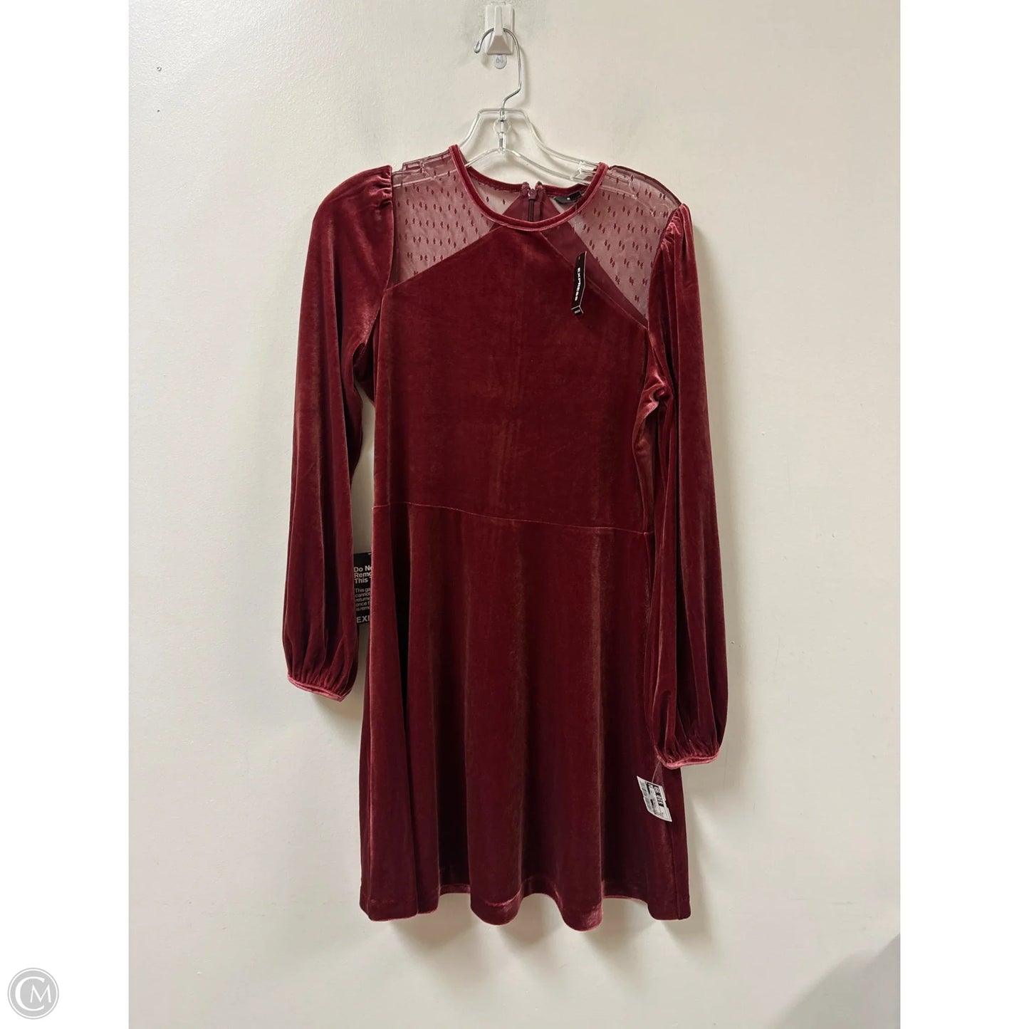 Dress Casual Short By Express In Red, Size: M