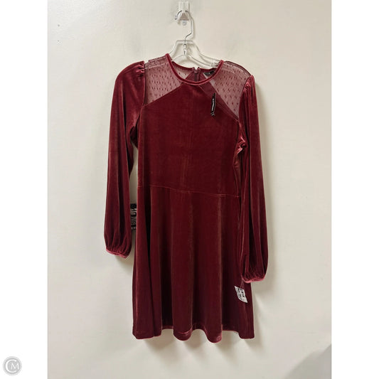 Dress Casual Short By Express In Red, Size: M