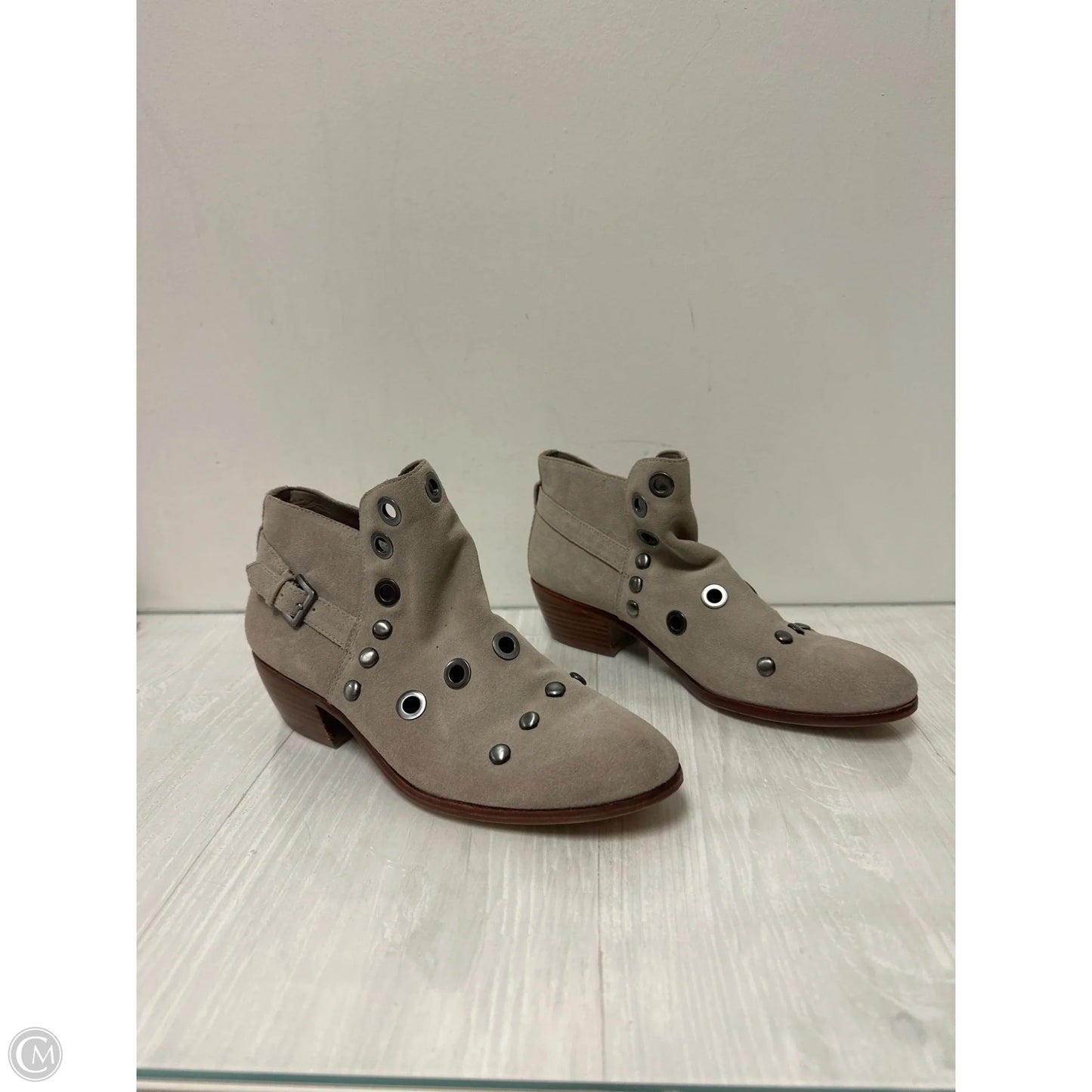 Boots Ankle Flats By Sam Edelman In Grey, Size: 8