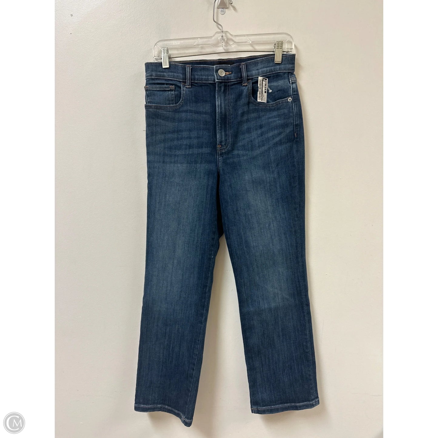 Jeans Straight By Express In Blue Denim, Size: 6
