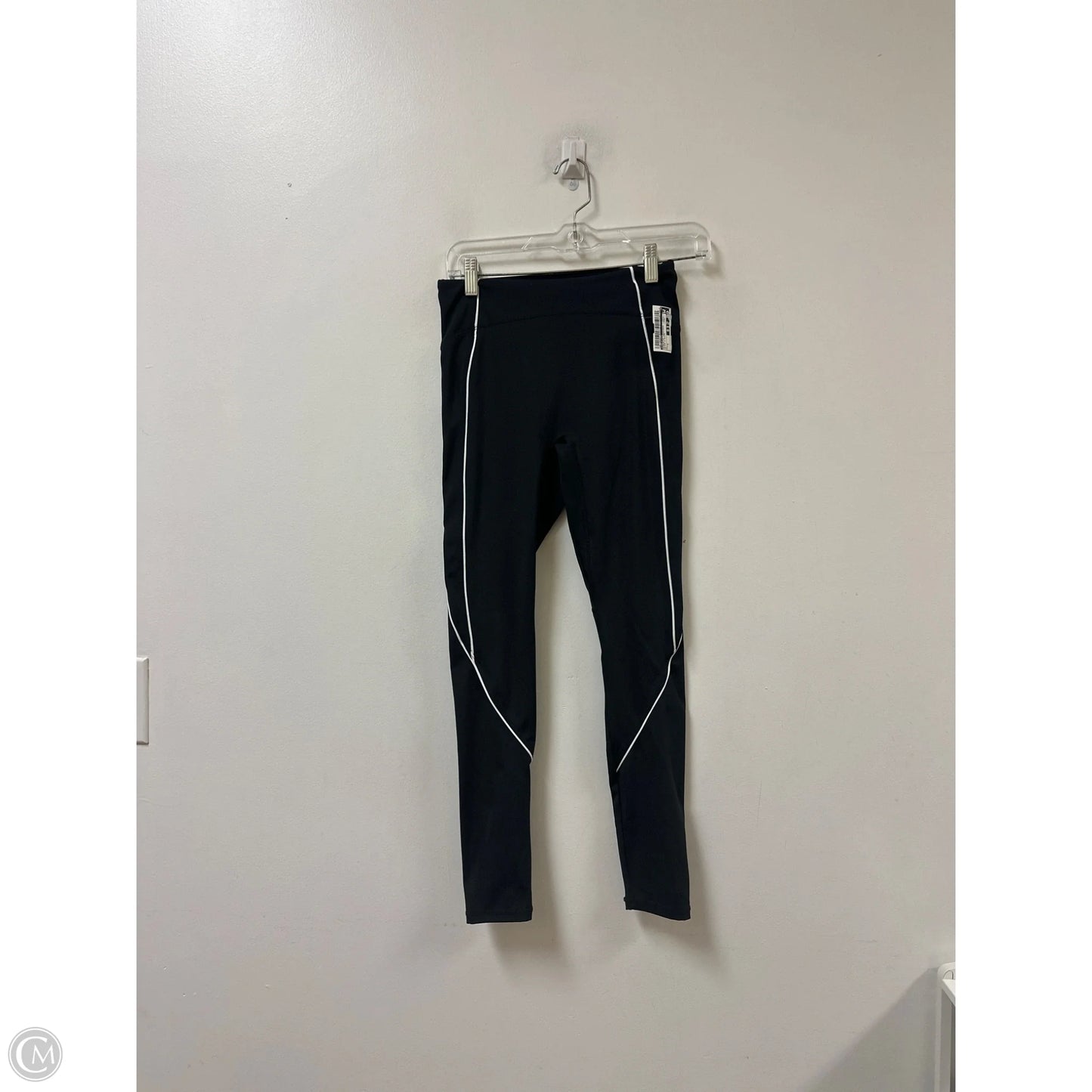 Athletic Leggings By Fabletics In Black & White, Size: S