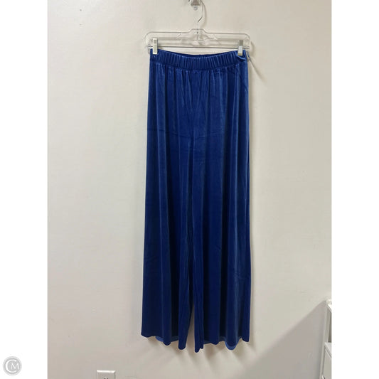 Pants Wide Leg By Zenana In Blue, Size: 10