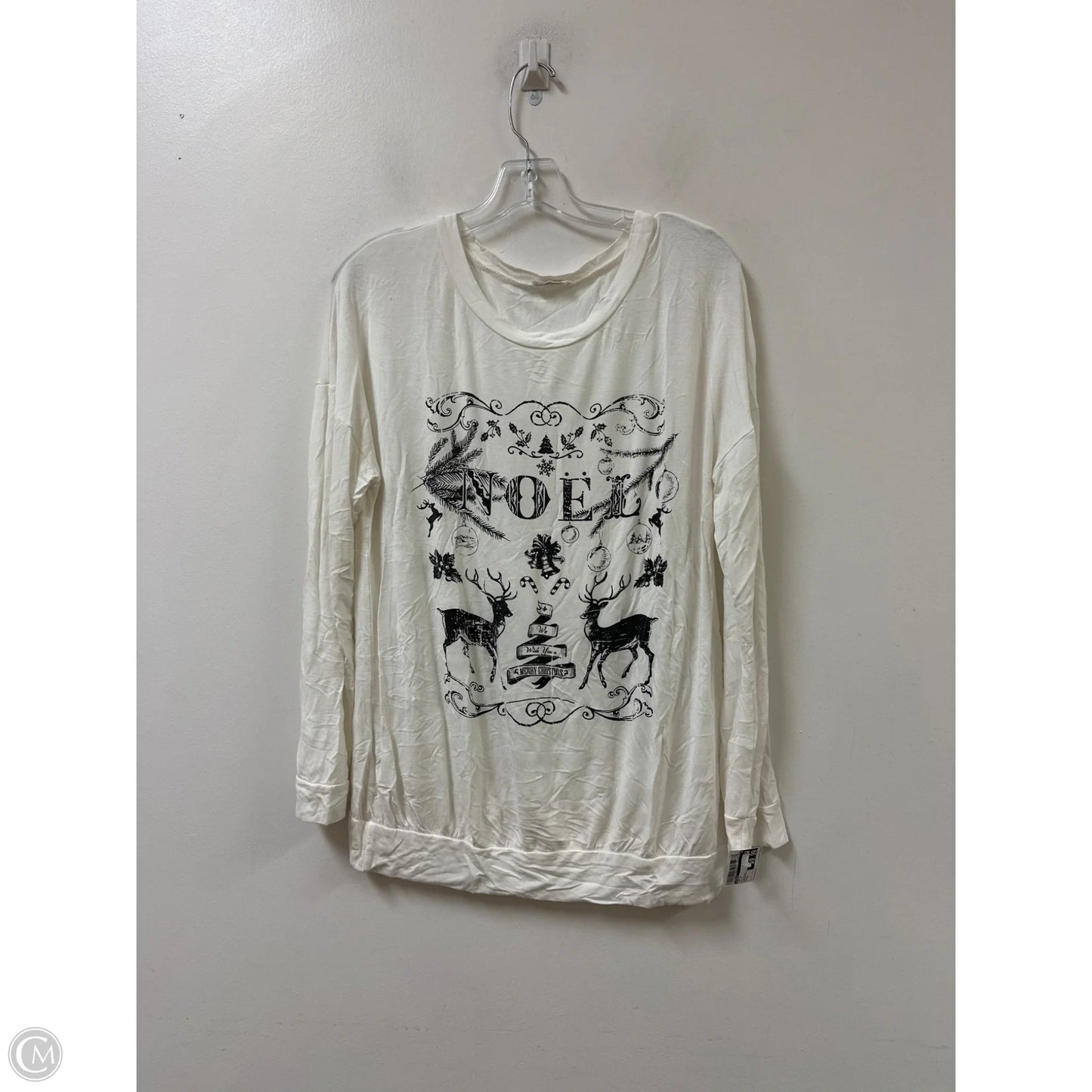 Top Long Sleeve By Blumin In White, Size: M