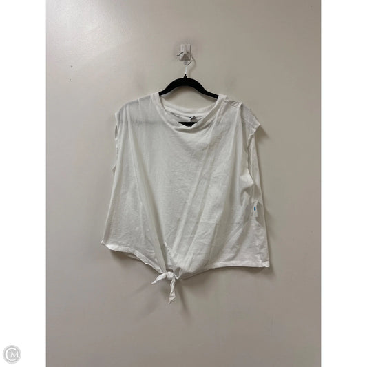 Top Short Sleeve By Old Navy In White, Size: Xl