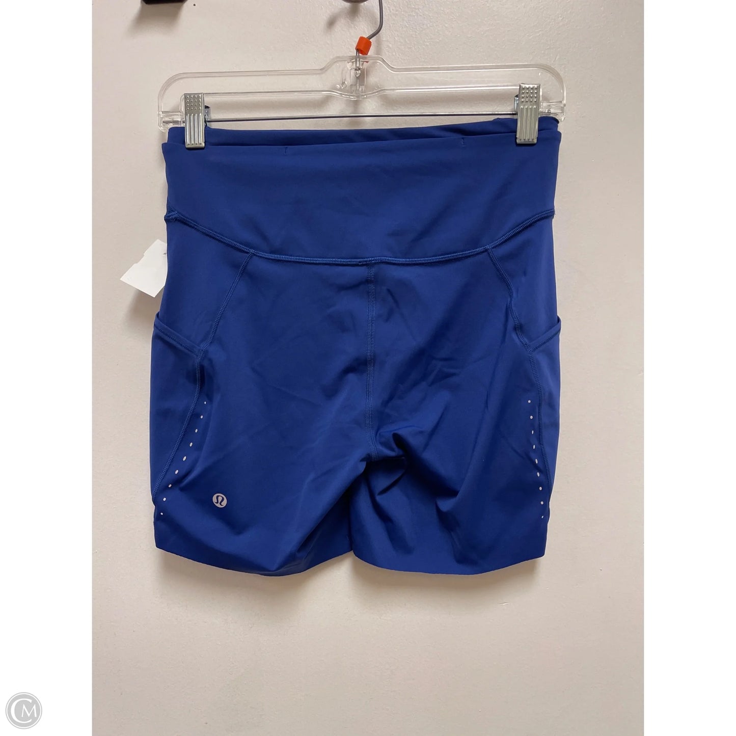 Athletic Shorts By Lululemon In Blue, Size: 8