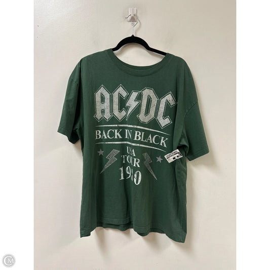 Top Short Sleeve By Clothes Mentor In Green, Size: M