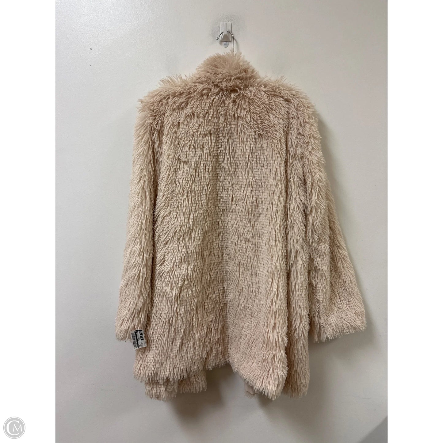 Coat Faux Fur & Sherpa By Shein In Cream, Size: 2x